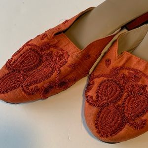 SAACHI beaded and embroidered Mule
